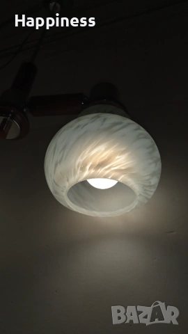 Абажур (лампион) Е27 - с Нови LED крушки 2х8,5W - 4000K, снимка 2 - Лампи за таван - 54175350