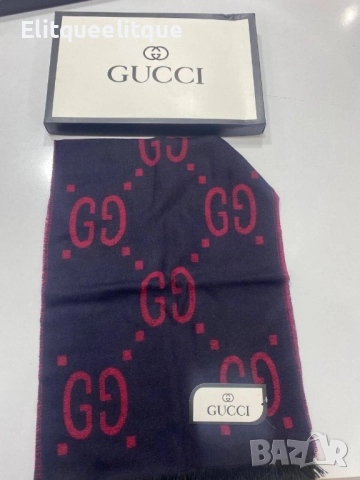 кашмирени шалове Burberry armani Gucci , снимка 6 - Шалове - 52159203