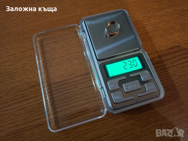 Дамски златен годежен пръстен - 2,30 гр. / 585 / 14К / 16 мм. (бяло злато), снимка 9 - Пръстени - 52692956