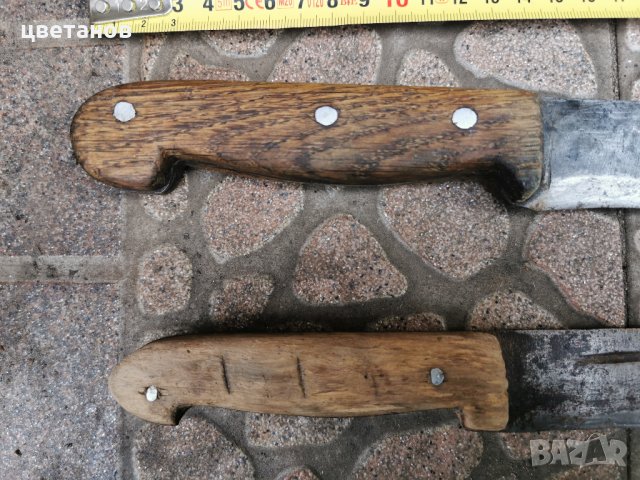 големи стари ножове, снимка 4 - Антикварни и старинни предмети - 35020966