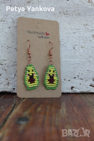 Обеци  от мъниста, снимка 2 - Обеци - 51646574