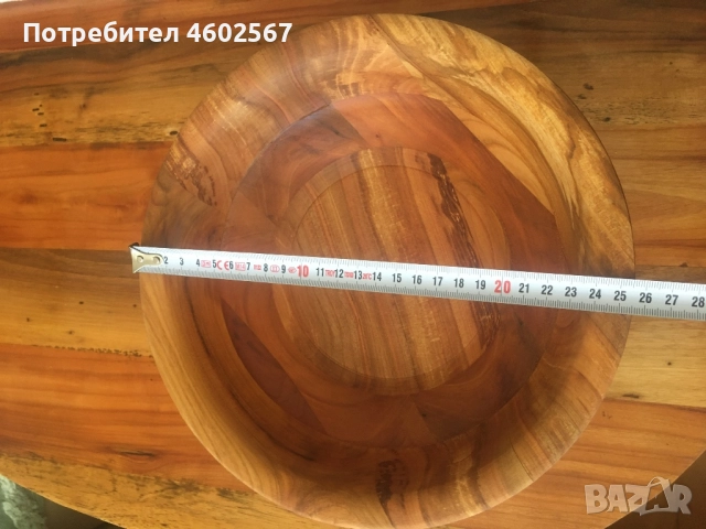 Дървени купи, от естествено дърво. , снимка 2 - Декорация за дома - 52168262