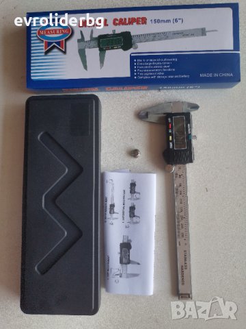 Супер Промоция!!! Метален Дигитален Шублер 150мм в Пластмасова кутия., снимка 4 - Шублери - 37514924