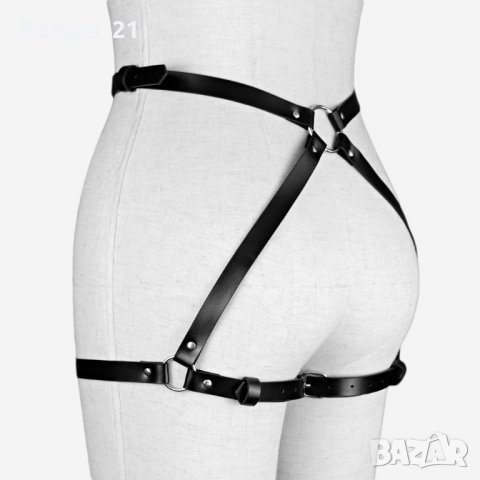 Кожен чокър за бюст, снимка 2 - Бельо - 36631928