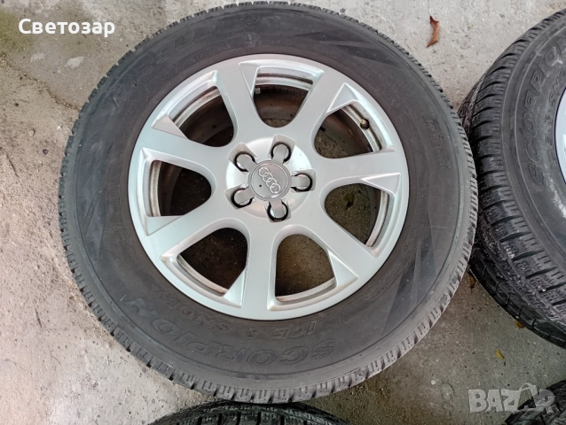 Оригинални джанти Ауди 17 цола 5/112 ЕТ 39 J8/  66.5, снимка 4 - Гуми и джанти - 52375112
