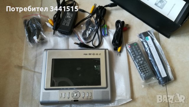 Портативен 7” DVD Player , снимка 1 - Плейъри, домашно кино, прожектори - 37410679