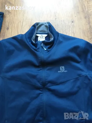Salomon Full Zip Fleece - страхотно мъжко горнище Л, снимка 2 - Спортни дрехи, екипи - 49090130