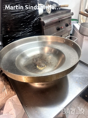 Газов котлон с уок горелка + стойка – професионален с комплект тигани, снимка 11 - Обзавеждане на кухня - 54096846