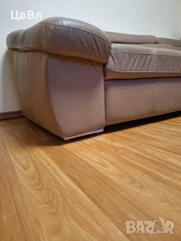 НАМАЛЕНИЕ!!! Голям ъглов диван, естествена кожа, снимка 18 - Дивани и мека мебел - 48262000