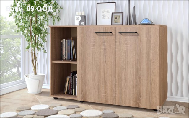 Голям скрин с 2 шкафа и 2 рафта