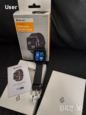 Смарт часовник Denver Swc-156 - Bluetooth часовник , снимка 5 - Смарт гривни - 51899405