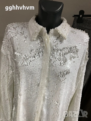 риза с обръщащи се пайети, снимка 7 - Ризи - 53063264