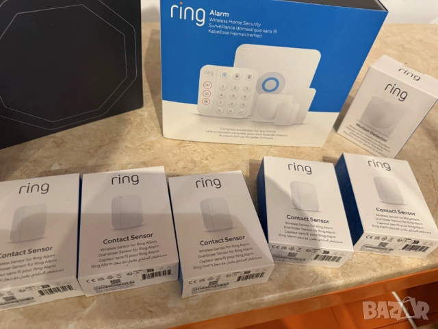 Аларма за сигурност Ring Alarm Security Set Gen.2 5-piece с доп. Сирена 2хОбемни 5хКонтактни Сензора, снимка 5 - Друга електроника - 52485376