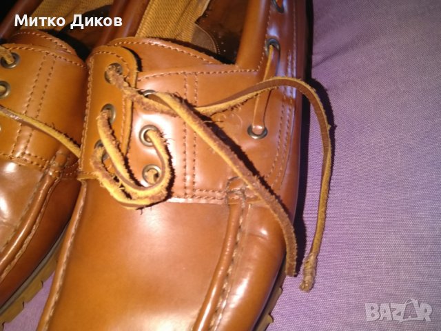 Маркови обувки Риверланд естествена кожа №45 стелка 285 мм като нови, снимка 3 - Спортно елегантни обувки - 37880814