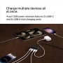 Нов Belkin USB Разклонител 4 Порта 30W Бързо Зареждане 2 метра Кабел Зарядно, снимка 2