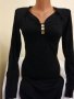 Дамскиа блуза/туника - С/М, снимка 1 - Блузи с дълъг ръкав и пуловери - 31923059