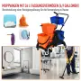 Професионална количка за почистване с 2 x 26L кофи, снимка 6