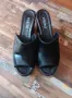 Дамски черни чехли естествена кожа 39 номер, снимка 2