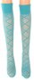 Fibrotex 30DEN синьо-зелени дамски мрежести чорапи Фибротекс три четвърти чорапи мрежа, снимка 2