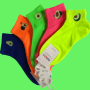 Дамски/юношески спортни чорапи с авокадо в неонови цветове, снимка 1