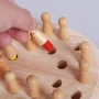 ПРОМОЦИЯ Дървена детска игра за памет WEARXI MEMORY CHESS (X00166XL1F), снимка 5