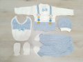 Турски бебешки комплект за изписване 5 части 100% памук, снимка 1 - Комплекти за бебе - 40286071