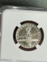 2 лева 1963 PF68   Славянска Писменост NGC ТОП ГРЕЙД, снимка 3