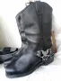 Мото, чопър, КАТО НОВИ мото боти, рокер хард ботуши DINGO original, 45 - 46, 100% естествена кожа , снимка 12