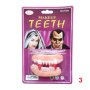 4113 Гумени вампирски зъби, 2 части, снимка 1