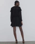 Нова черна елегантна феерична но точки  къса рокля zara Zara , снимка 9