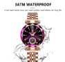 Красиви дамски часовници кварцов водоустойчив дамски часовник гривна, снимка 3