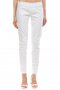 Нов дамски еластичен бял панталон дънки, снимка 1 - Дънки - 34931774