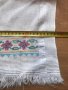 Ръчнобродирани карета и кърпа за пешкирник, снимка 6