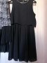 MANGO черна рокля плисе #размер M, снимка 4