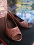 Нови кафяви елегантни обувки- естествена кожа!, снимка 1 - Дамски елегантни обувки - 30195428