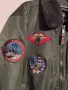 Top Gun B-15 Flight Jacket With Patches., снимка 4