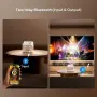 Смарт проектор Aurzen Boom Mini, Google TV, 1080P, 4K, 500 ANSI, WiFi, Bluetooth, снимка 9