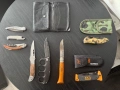 Лот ножове – Opinel, Gerber Bear Grylls + подарък кожен портфейл, снимка 1