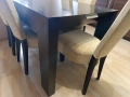 Разтегателна маса и 6 стола, снимка 2