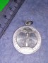 КАТОЛИЧЕСКИ РЕЛИГИОЗЕН МЕДАЛЬОН ИКОНКА ДВУСТРАННА РЯДКА ПОСРЕБРЕНА ИТАЛИЯ 31231, снимка 8