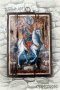 икона Свети Мина на кон със светци 33/23 см - УНИКАТ, декупаж, 105 лв, снимка 1 - Икони - 37177568