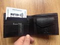 Buono Pelle нов мъжки портфейл портмоне естествена кожа RFID protection внос Англия, снимка 5