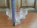 Стъклени чаши чашки гравирани, снимка 4