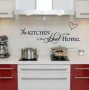  Kitchen is Heart of the Home  стикер за мебел стена заведение ресторант самозалепваща лепенка декор, снимка 3