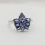 Сребърен пръстен с Танзанит , снимка 1
