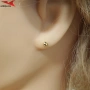 Обеци с 14К златно покритие 2141904, снимка 1