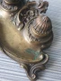 24см-1кг Art Nouveau/стара френска бронзова мастилница-двойна, снимка 4
