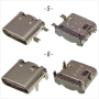 Букса конектор USB Type-C  16 pin ,17 pin USB 3.1 , USB 3.2 SMT Connector, снимка 4