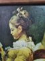 Репродукция на картината "Четящо момиче"-художник Жан Оноре Фрагонар, снимка 3
