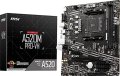 MSI A520M-A PRO Gaming  (AMD AM4, DDR4, PCIe 4.0, SATA 6Gb/s, Dual M.2, USB 3.2 Gen 1, DVI/HDMI, Mic